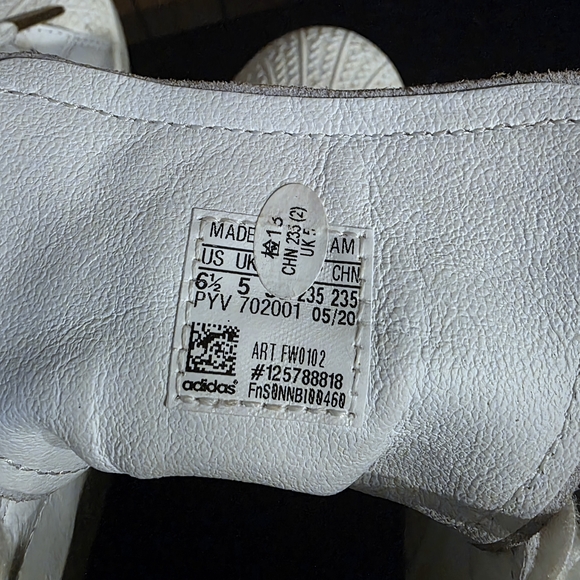 Adidas Women's White and Black High-Top Sneakers - Picture 7 of 7